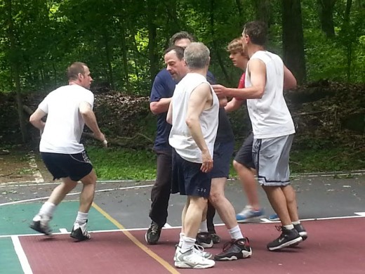 pine lake park basketball game