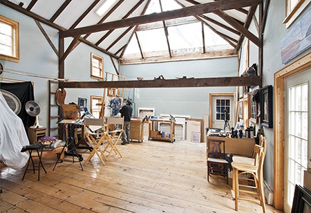 Garin Baker in his studio DEBORAH DEGRAFFENREID