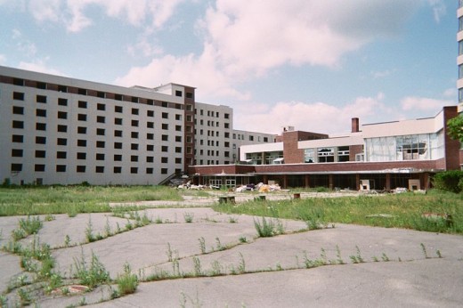 The original Concord Hotel, 2005