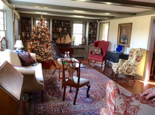Tom and Linda Hopfinspirger's  home is a welcoming family Holiday gathering place.