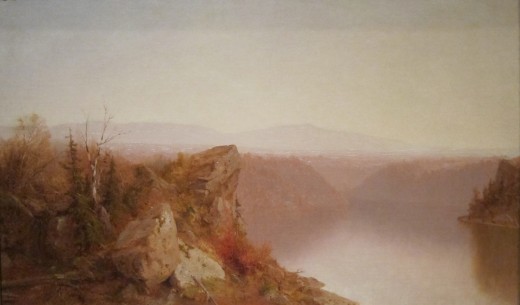 "Landscape" by Hudson River School painter Jervis McEntee.