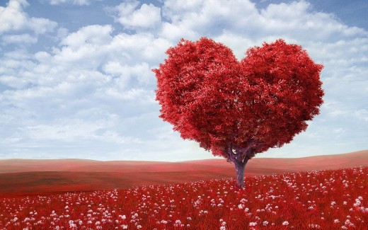 red-heart-tree
