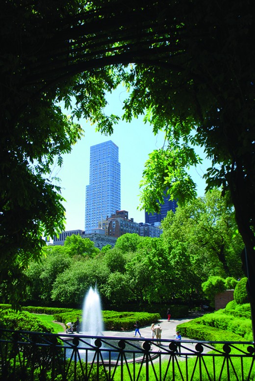 The Conservatory Garden within Central Park. - LARRY DECKER