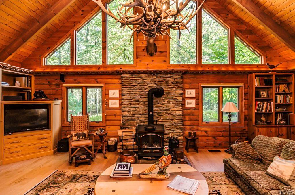 fancy log cabin