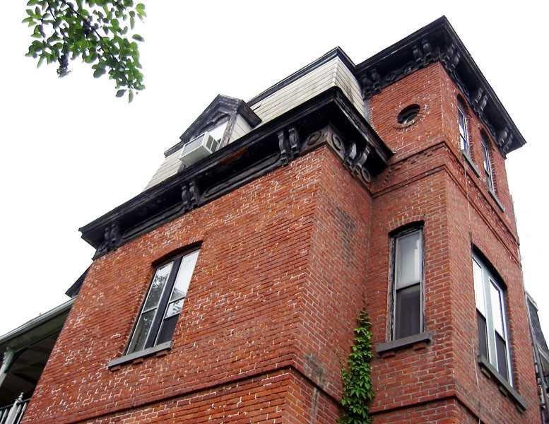 brick victorian mansion
